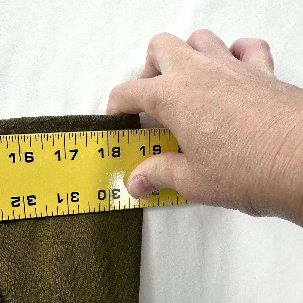 J Crew Pants Pull On Womens 12 Olive Green Pockets Lightweight Office Career